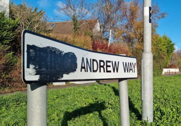 Mid and East Antrim Council agrees to rename ‘Prince Andrew Way’